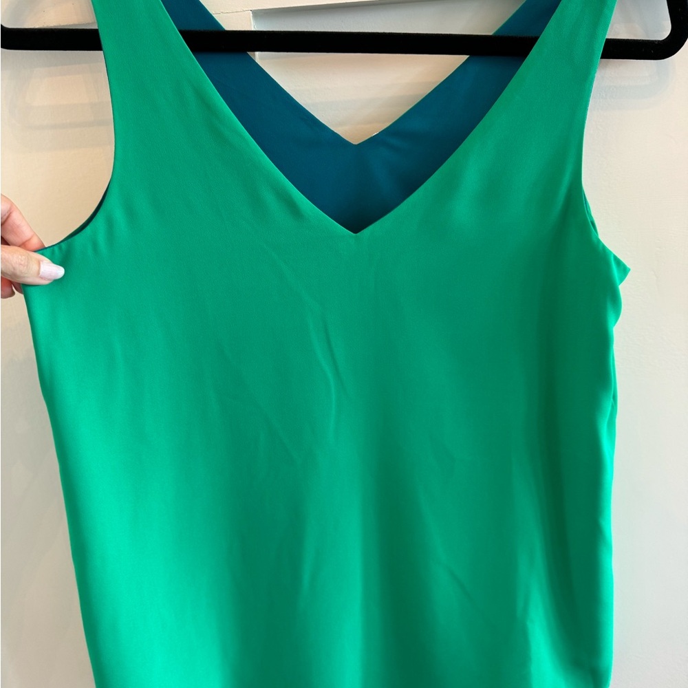 Lilly Pulitzer Florin Tank- size Small blue/green - Picture 4 of 6